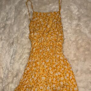Cotton On Yellow Floral Mini Dress